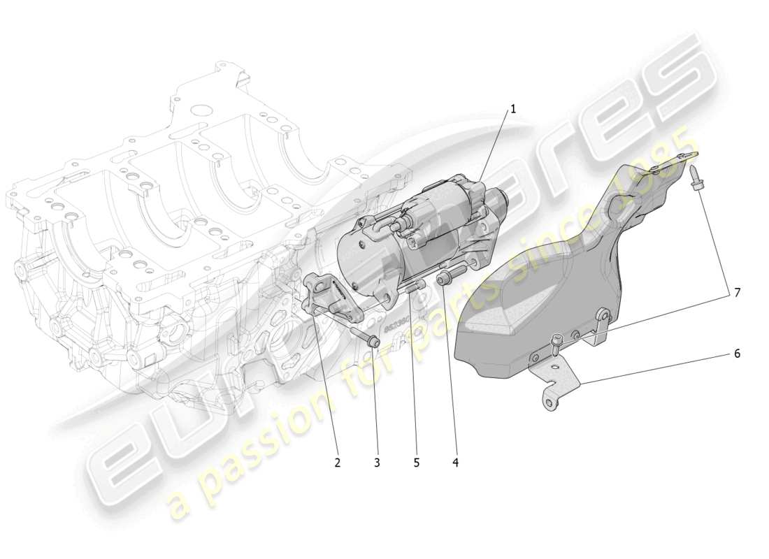 maserati grecale trofeo (2023) elektronische steuerung: motorzündung teilediagramm