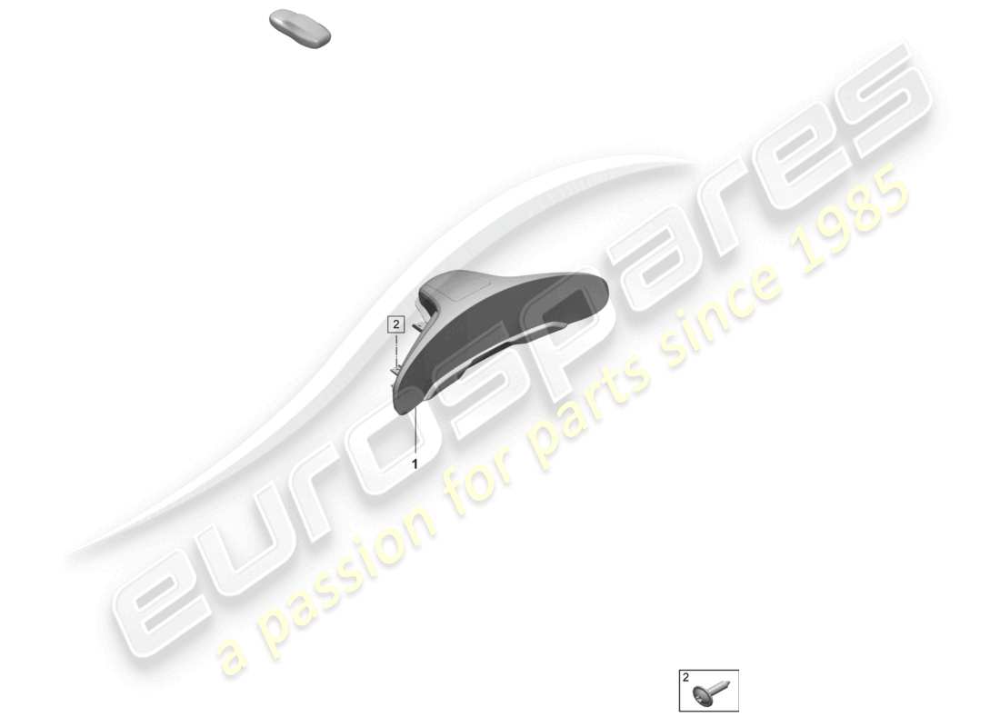 porsche 2025 (taycan 9j1-2) combi-instrument ersatzteildiagramm