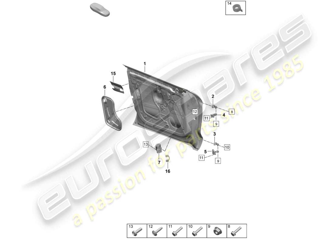 teilediagramm mit der teilenummer pad837916