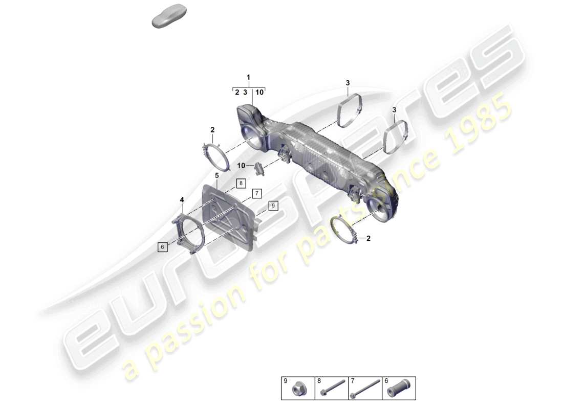 teilediagramm mit der teilenummer 9gt251052g