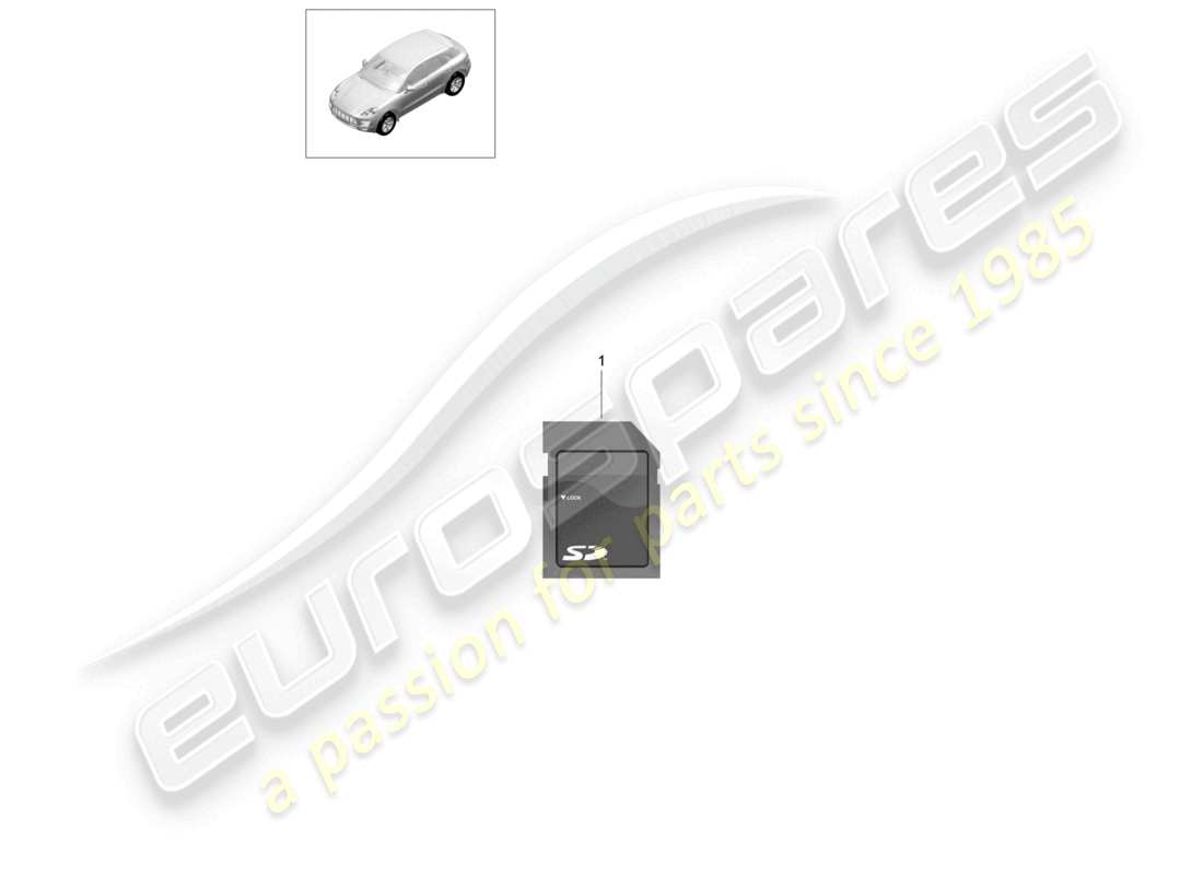 porsche 2021 (panamera 971-1) sd-karte software navigationssystem teilediagramm