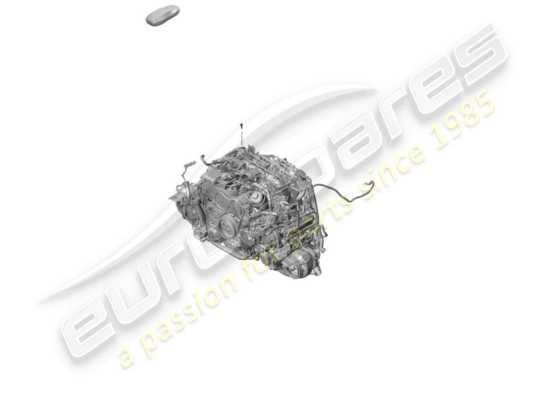 porsche 2022 (992-1 turbo / s) ersatzteildiagramm für den motorersatz