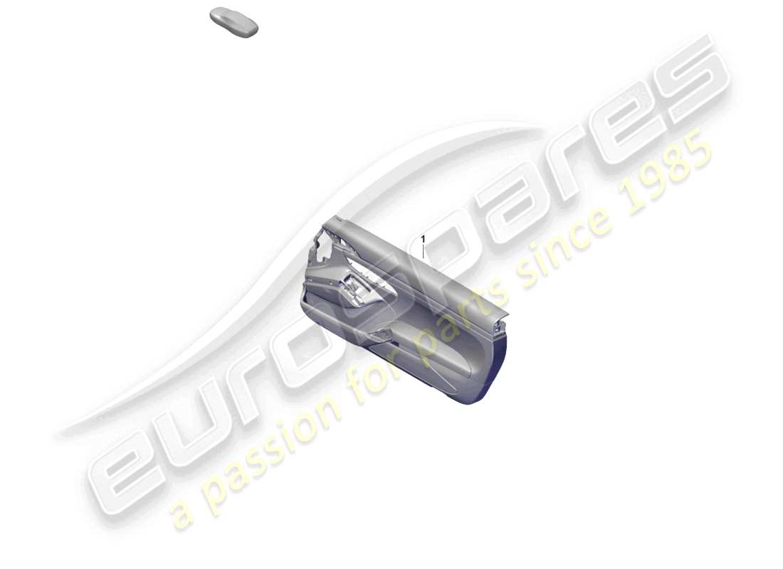 porsche 2021 (718 cayman gt4) türverkleidung (alcantara) abdeckung ohne zierleiste teilediagramm