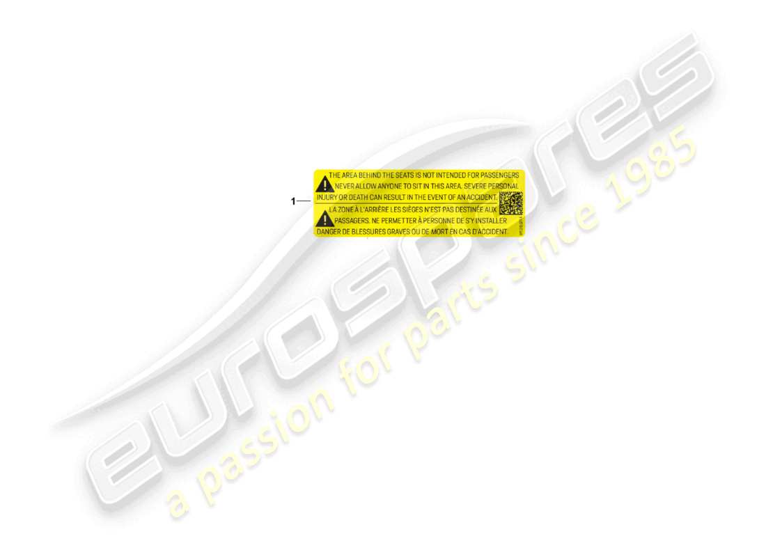 porsche 2022 (992-1 gt3/rs/st) schilder/hinweise sitzteildiagramm