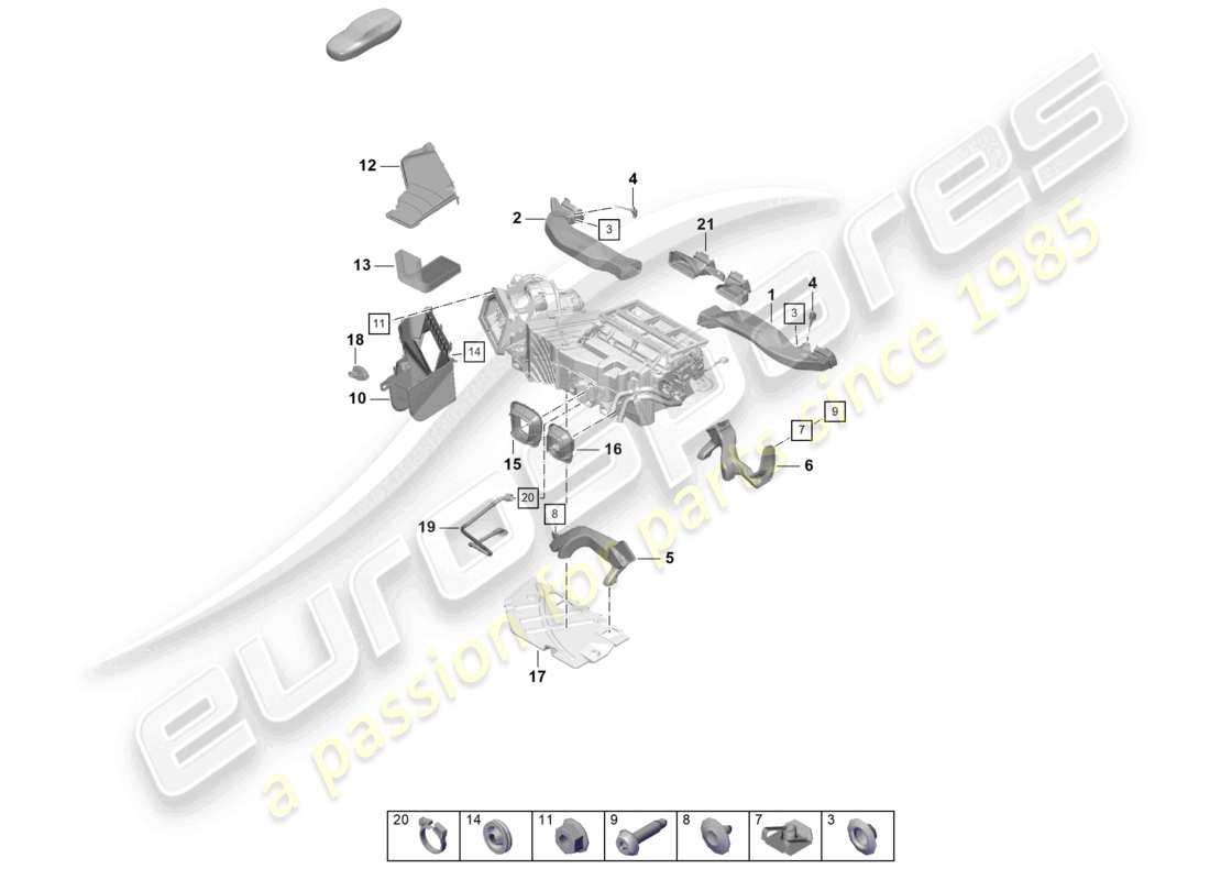 teilediagramm mit der teilenummer 992819345