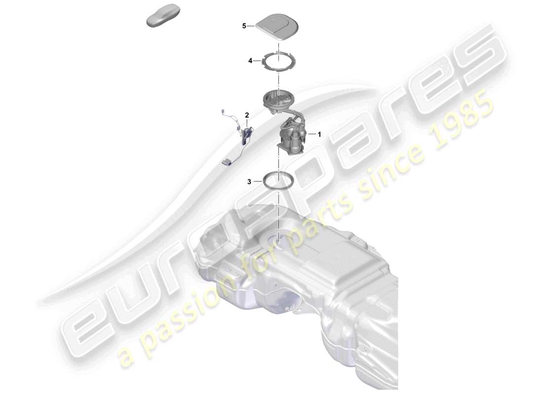 porsche 2025 (cayenne e3 pa) kraftstofftank kraftstoffpumpe d - mj 2025>> ersatzteildiagramm