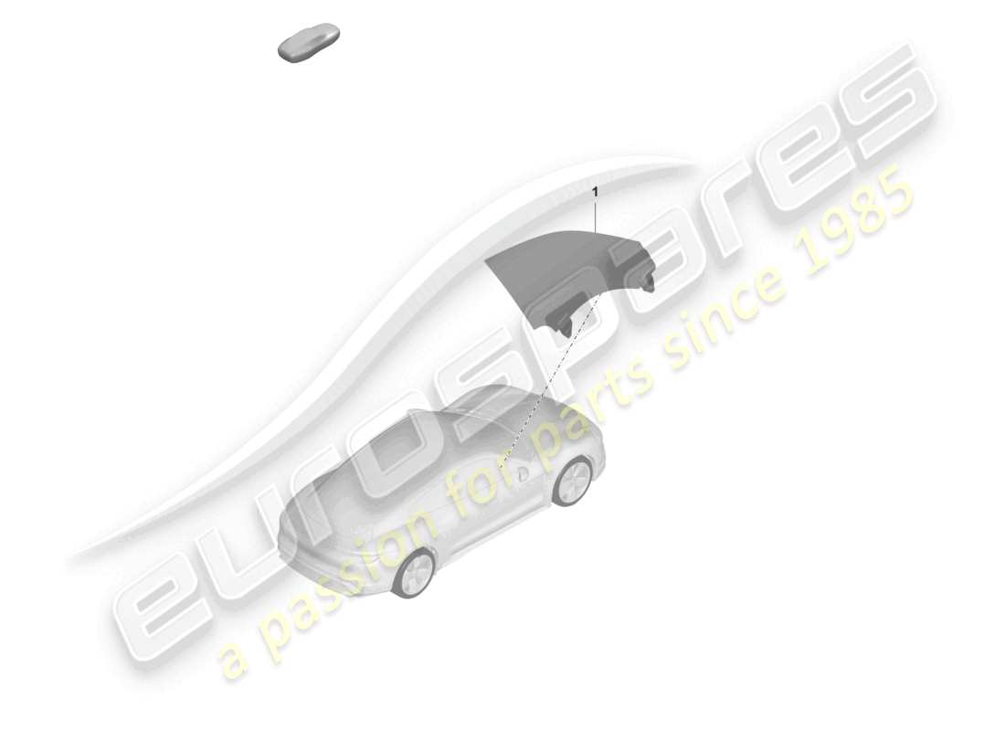 porsche 2023 (taycan 9j1-1) türfenster teilediagramm