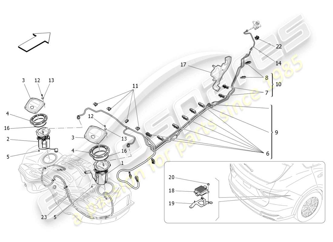 teilediagramm mit der teilenummer 670103713