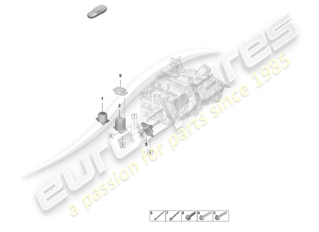 porsche 2024 (992-1) motorhebezug ersatzteildiagramm
