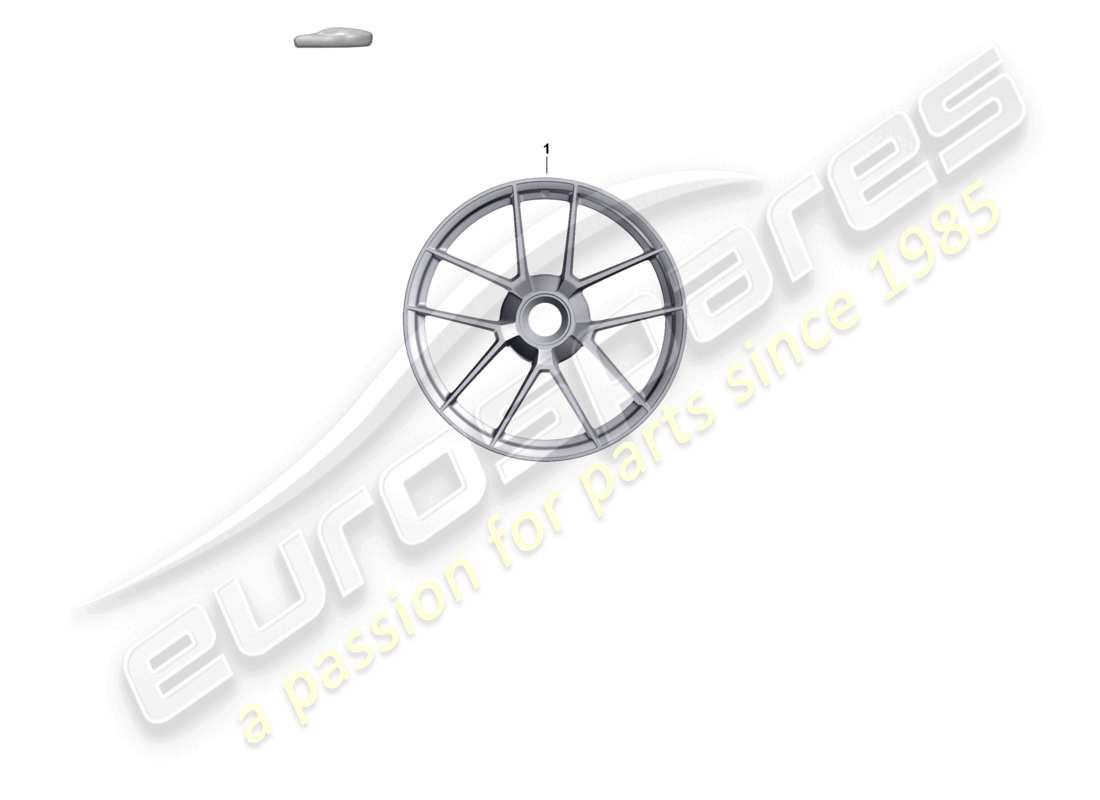 porsche 2026 (992-2) leichtmetallfelge mit zentralverschluss ersatzteildiagramm