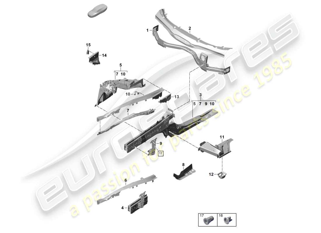 teilediagramm mit der teilenummer 971804222aygrv