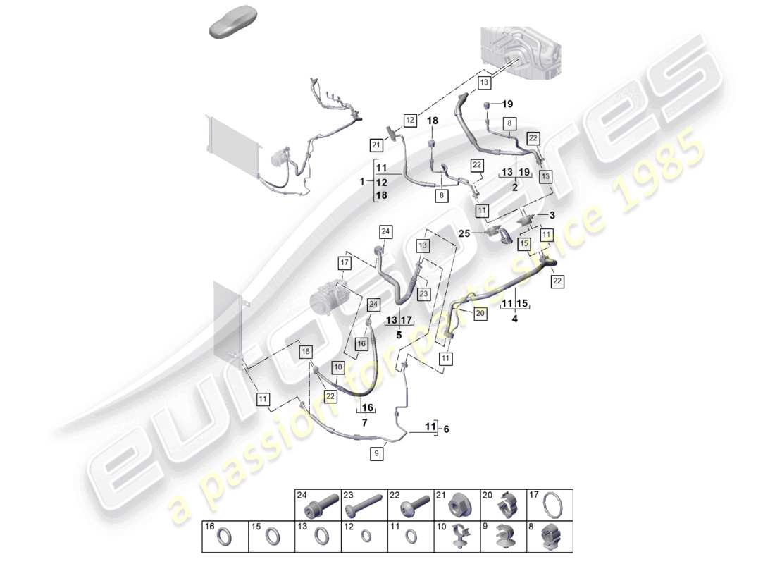 teilediagramm mit der teilenummer pab82033900