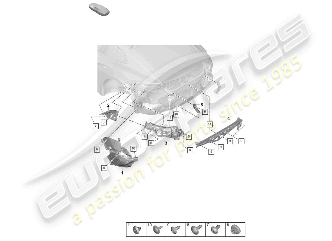 teilediagramm mit der teilenummer paf009357