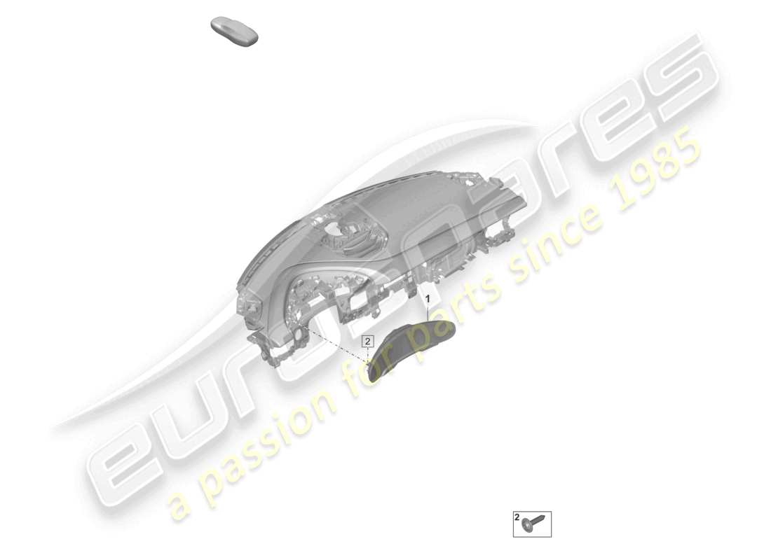 eine teilezeichnung aus dem porsche 2022 (taycan 9j1-1) teilekatalog