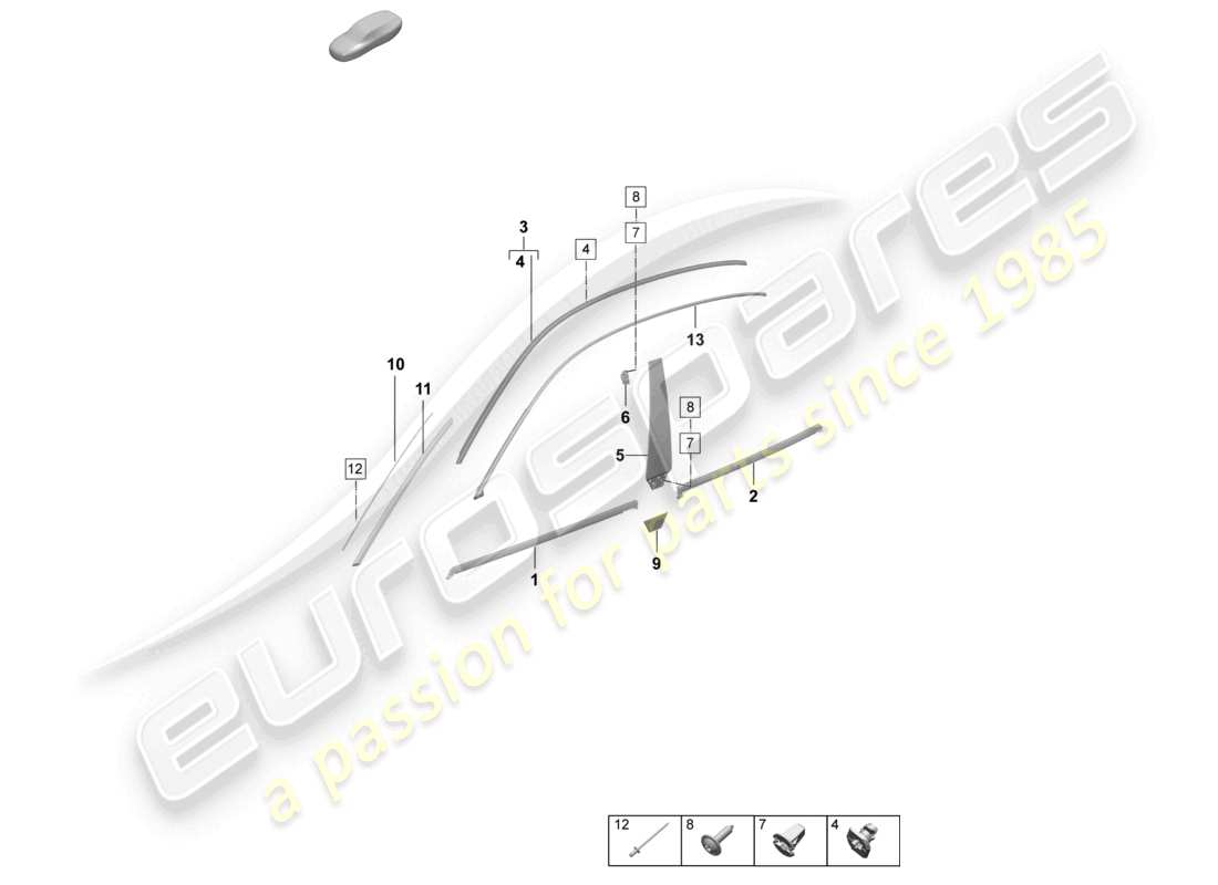 teilediagramm mit der teilenummer 95c 854 328