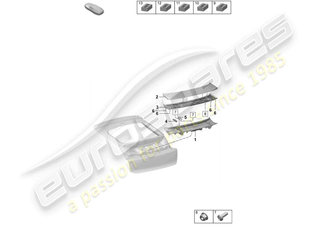 teilediagramm mit der teilenummer 95c825356