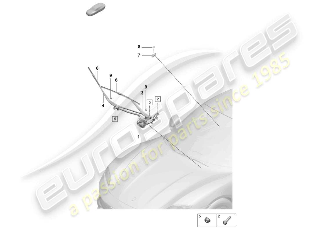 teilediagramm mit der teilenummer pae955609