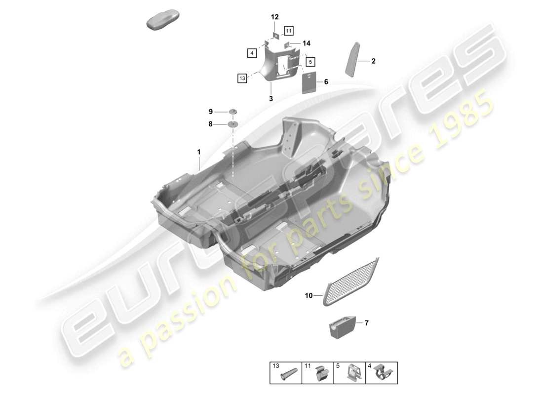 teilediagramm mit der teilenummer 98155101124gde