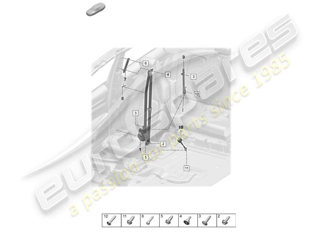 teilediagramm mit der teilenummer 95c857620