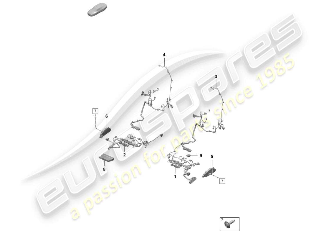 teilediagramm mit der teilenummer 95c971385a