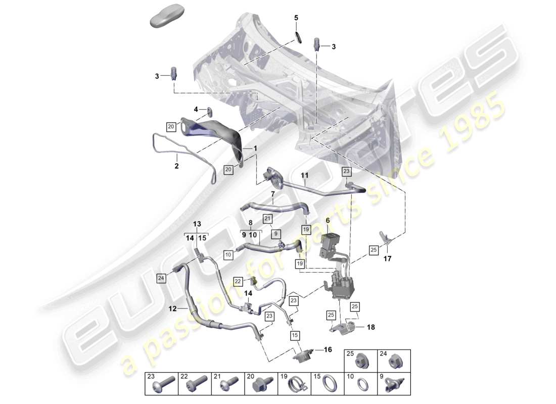 teilediagramm mit der teilenummer pab81953200