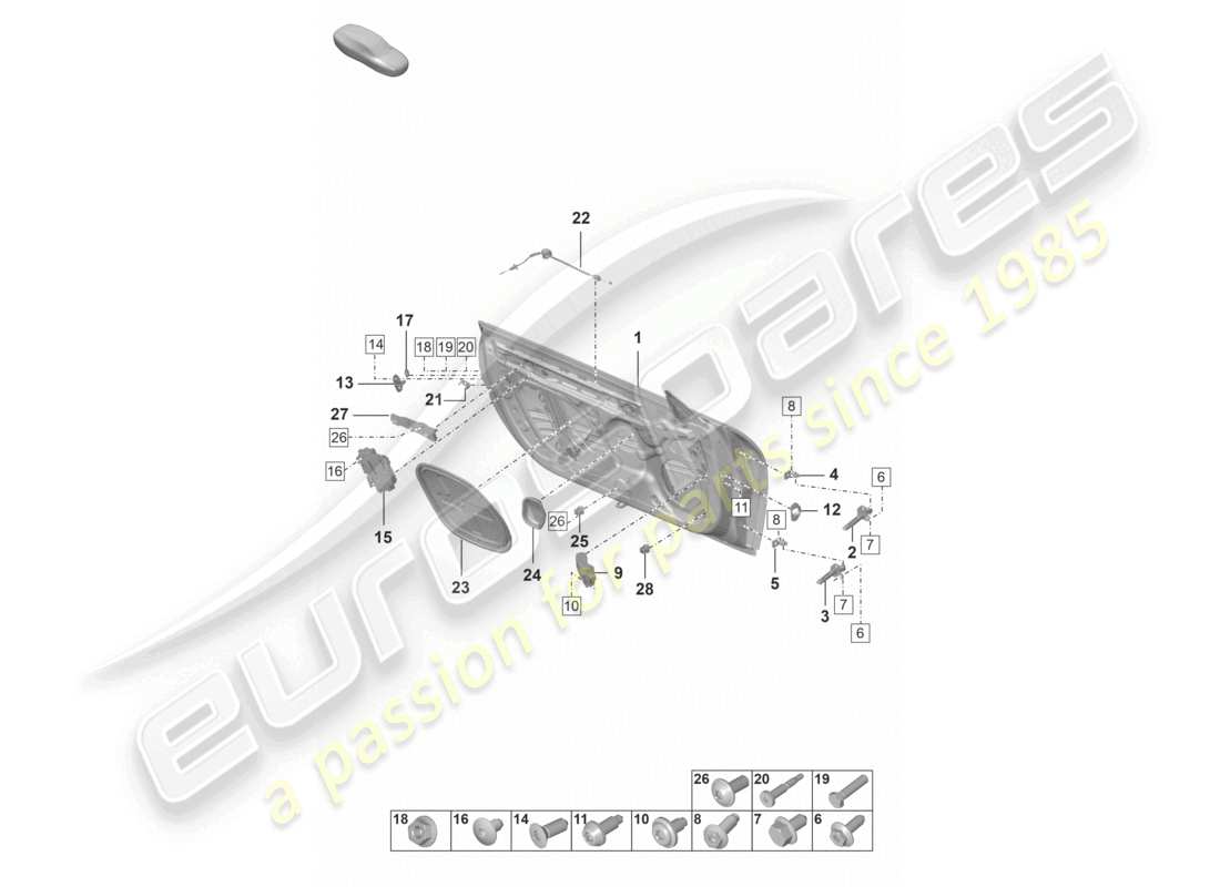 teilediagramm mit der teilenummer pad831401