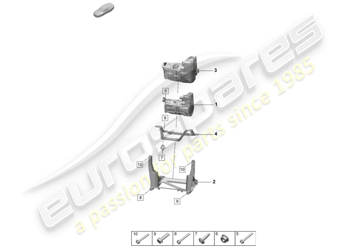 teilediagramm mit der teilenummer paf106009