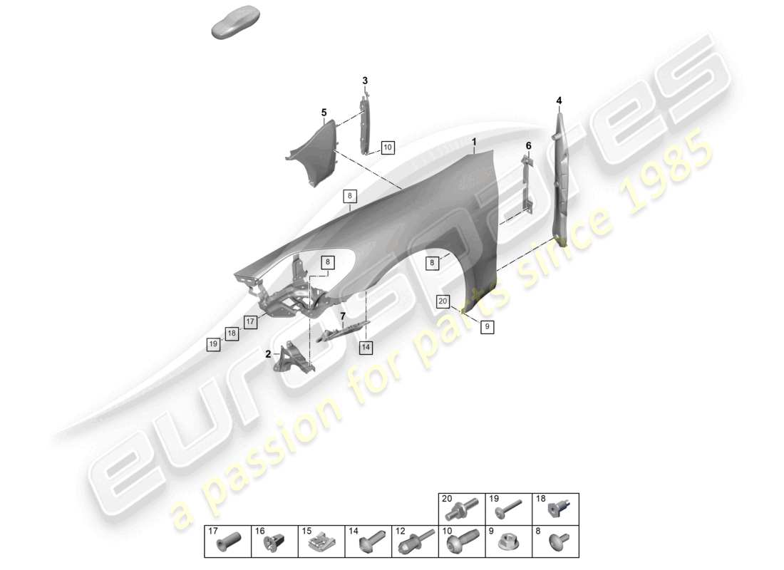 teilediagramm mit teilenummer 971805374 ygrv