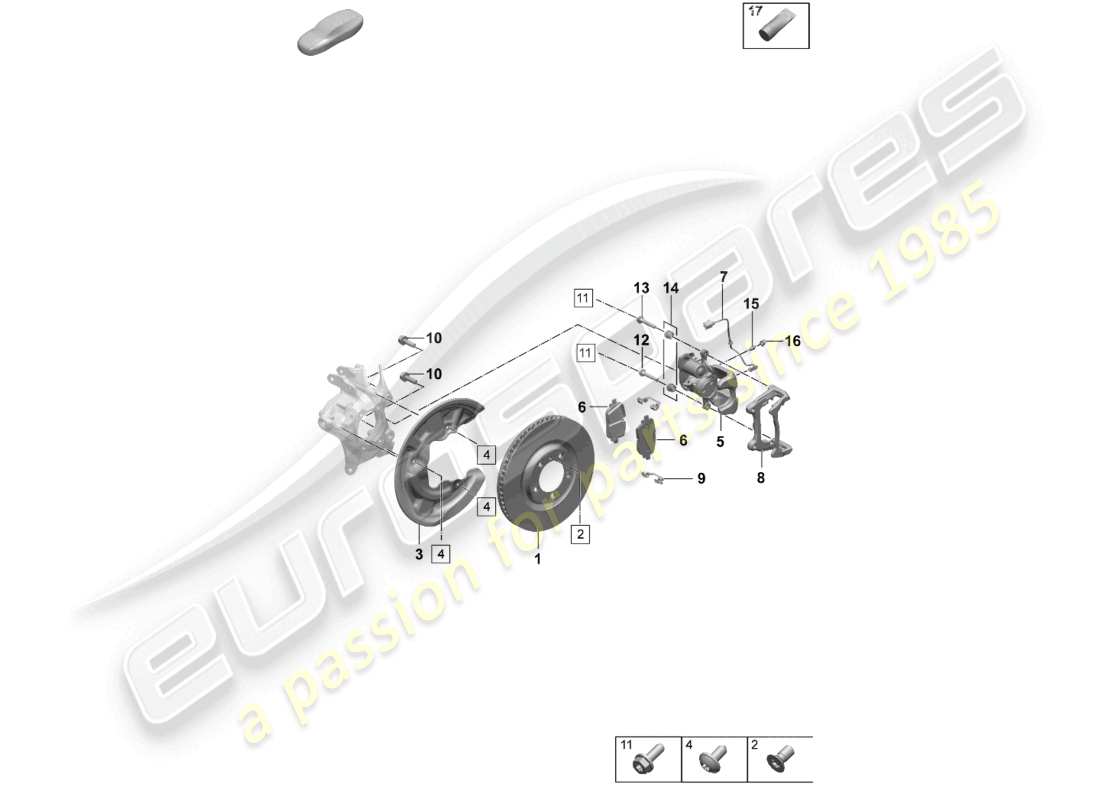 teilediagramm mit der teilenummer 95c907253c