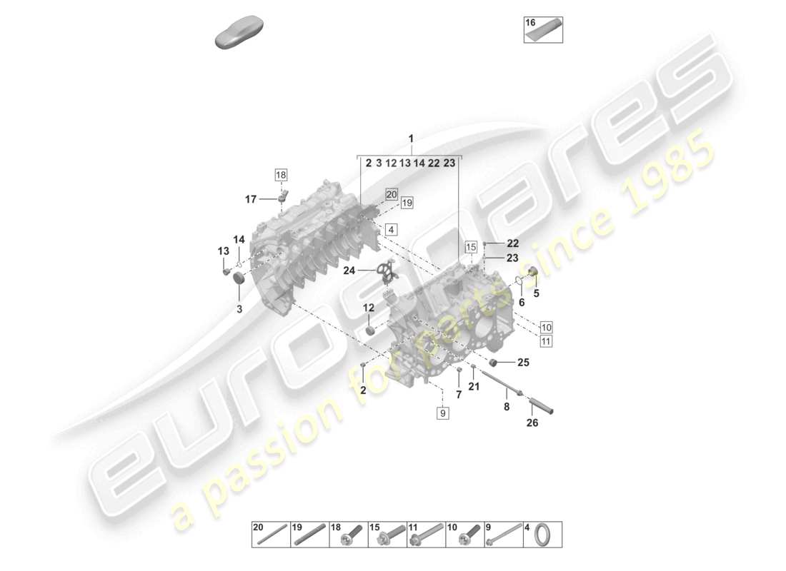 teilediagramm mit der teilenummer 0pb101021a