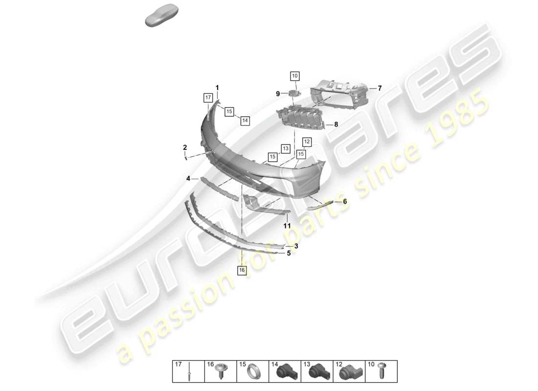 teilediagramm mit der teilenummer pac965501b