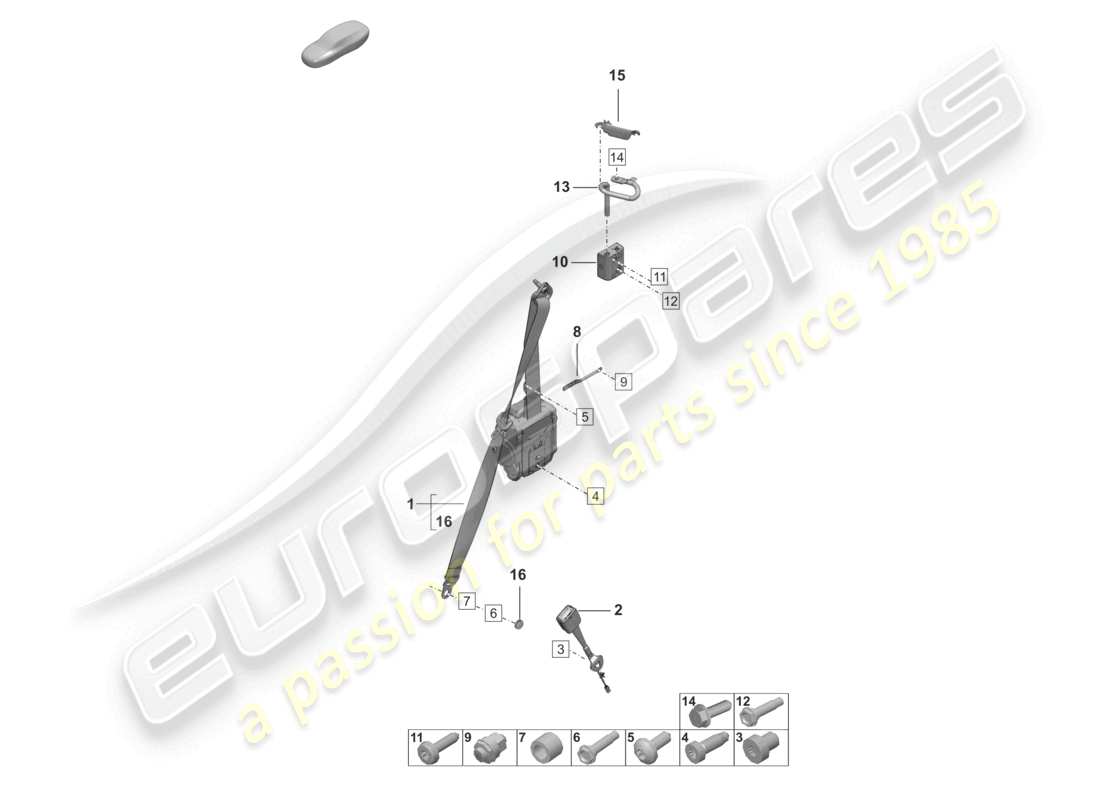 teilediagramm mit der teilenummer 992858813