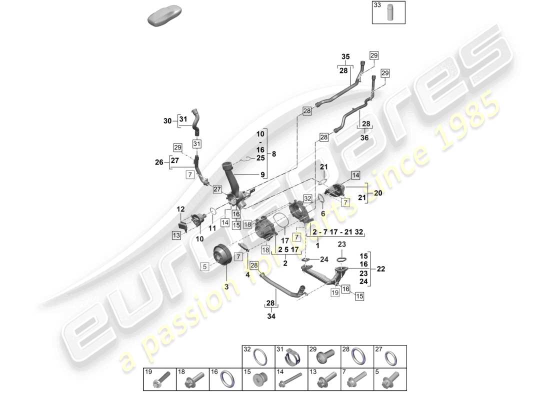 teilediagramm mit der teilenummer 0pb121010g
