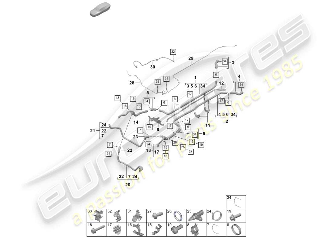 teilediagramm mit der teilenummer 992121901h