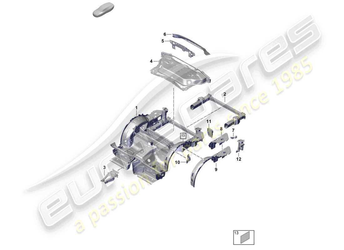 teilediagramm mit der teilenummer 992813031lygrv