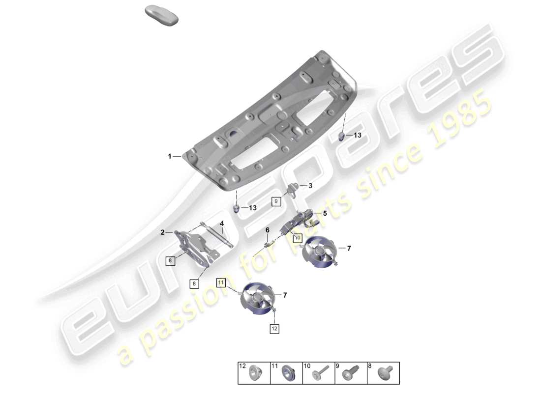 teilediagramm mit der teilenummer 992827152eygrv