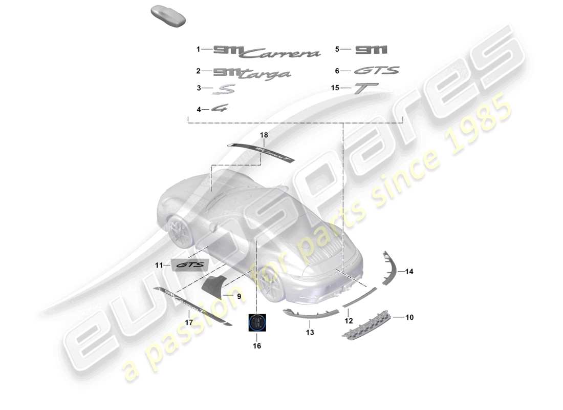 teilediagramm mit der teilenummer 992853675k 041