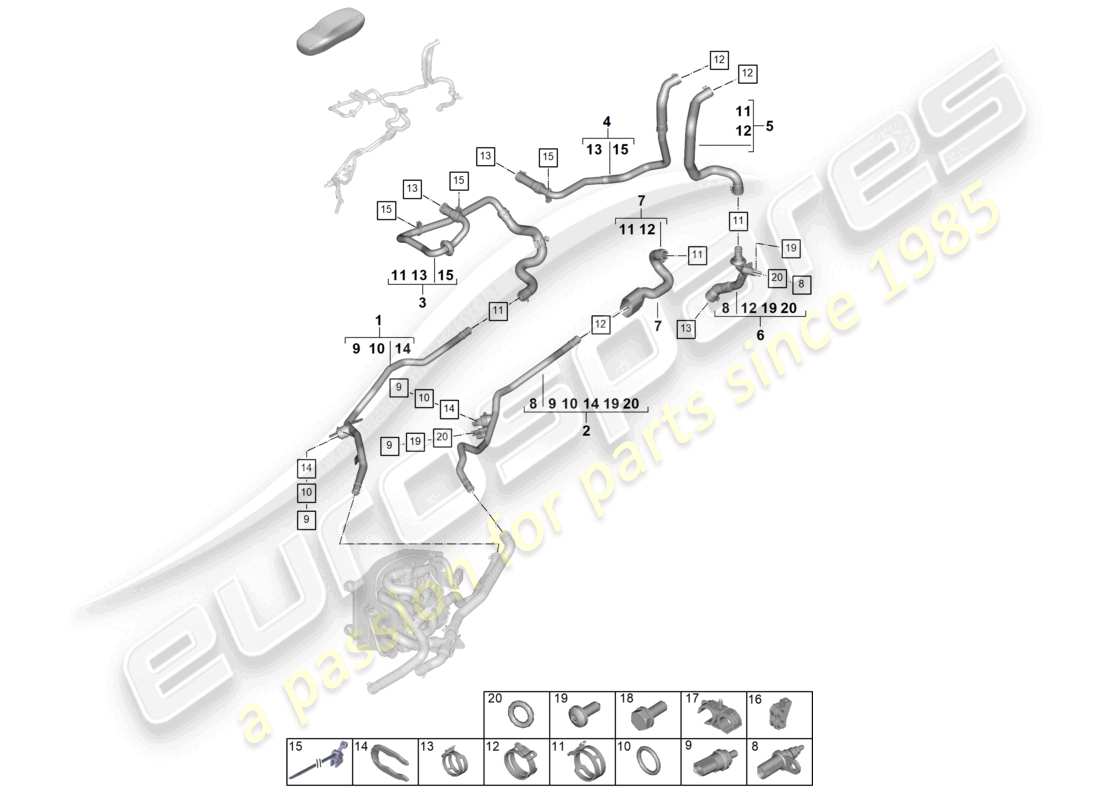 teilediagramm mit der teilenummer 95510614300