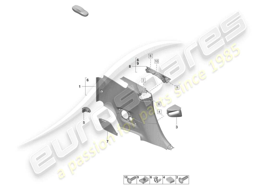 teilediagramm mit der teilenummer 992863166ahot2