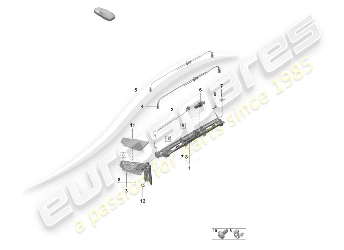 teilediagramm mit der teilenummer 9p1898279a