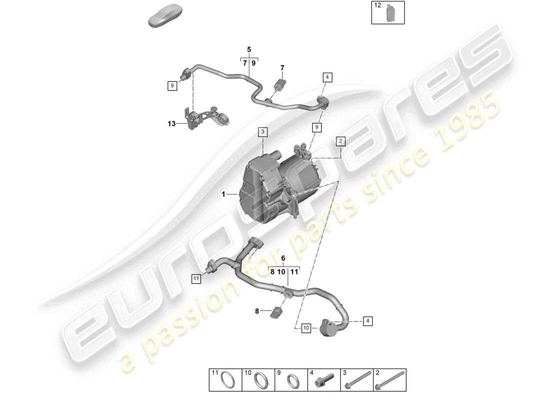 teilediagramm mit der teilenummer 992260702b
