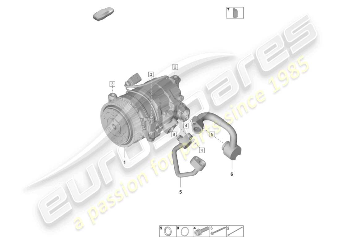 teilediagramm mit der teilenummer 992260350a
