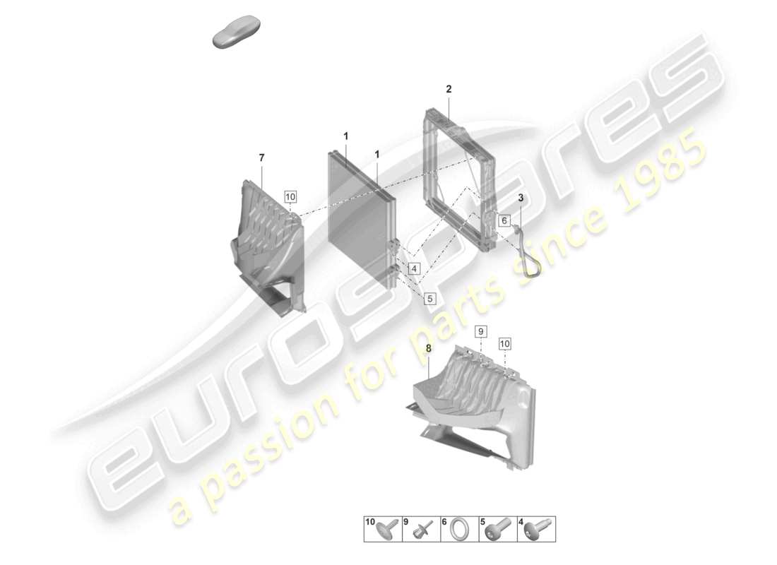 teilediagramm mit der teilenummer pad260403