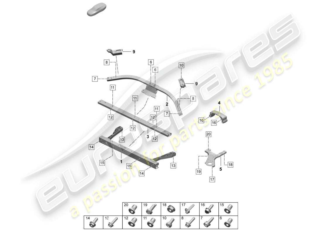 teilediagramm mit der teilenummer paa912726