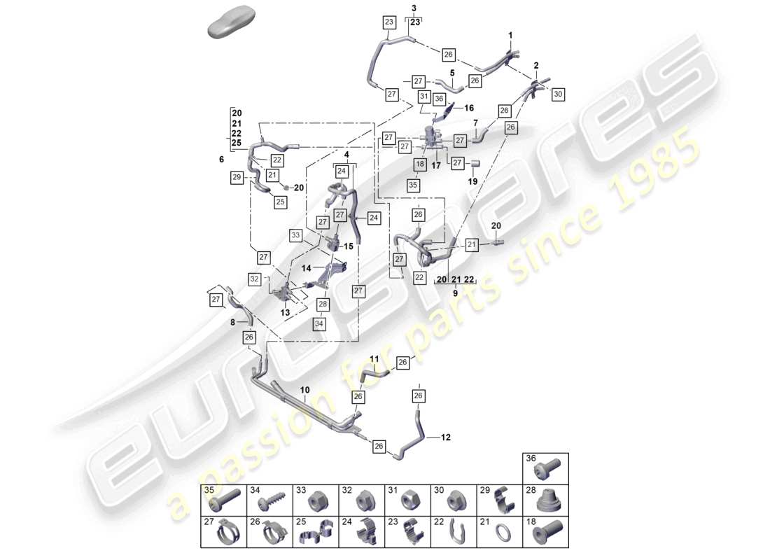 teilediagramm mit der teilenummer pab819377
