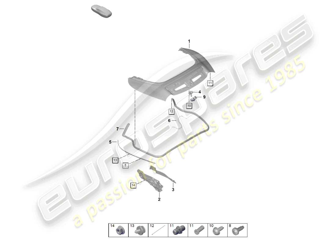 teilediagramm mit der teilenummer 992827710d