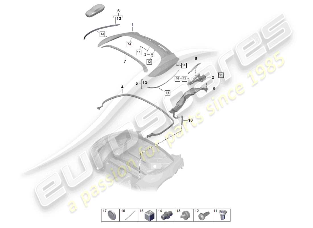 teilediagramm mit der teilenummer 992871418a