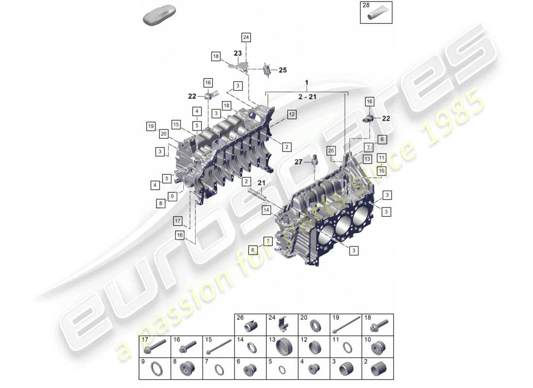 teilediagramm mit der teilenummer 014301153d