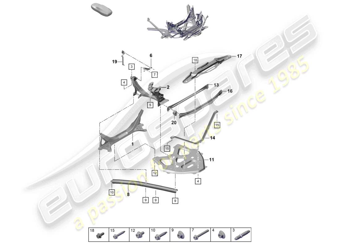 teilediagramm mit der teilenummer 99907282901