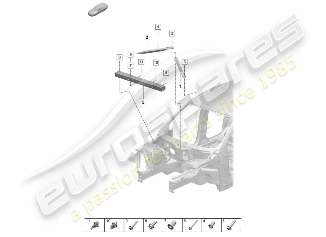 teilediagramm mit der teilenummer paf912811